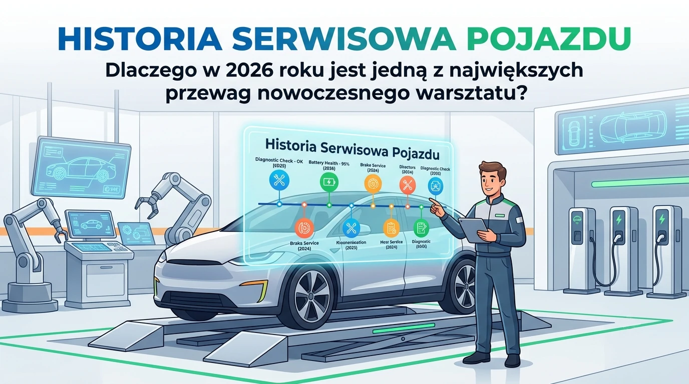 Elektroniczna historia serwisowa pojazdu w programie warsztatowym